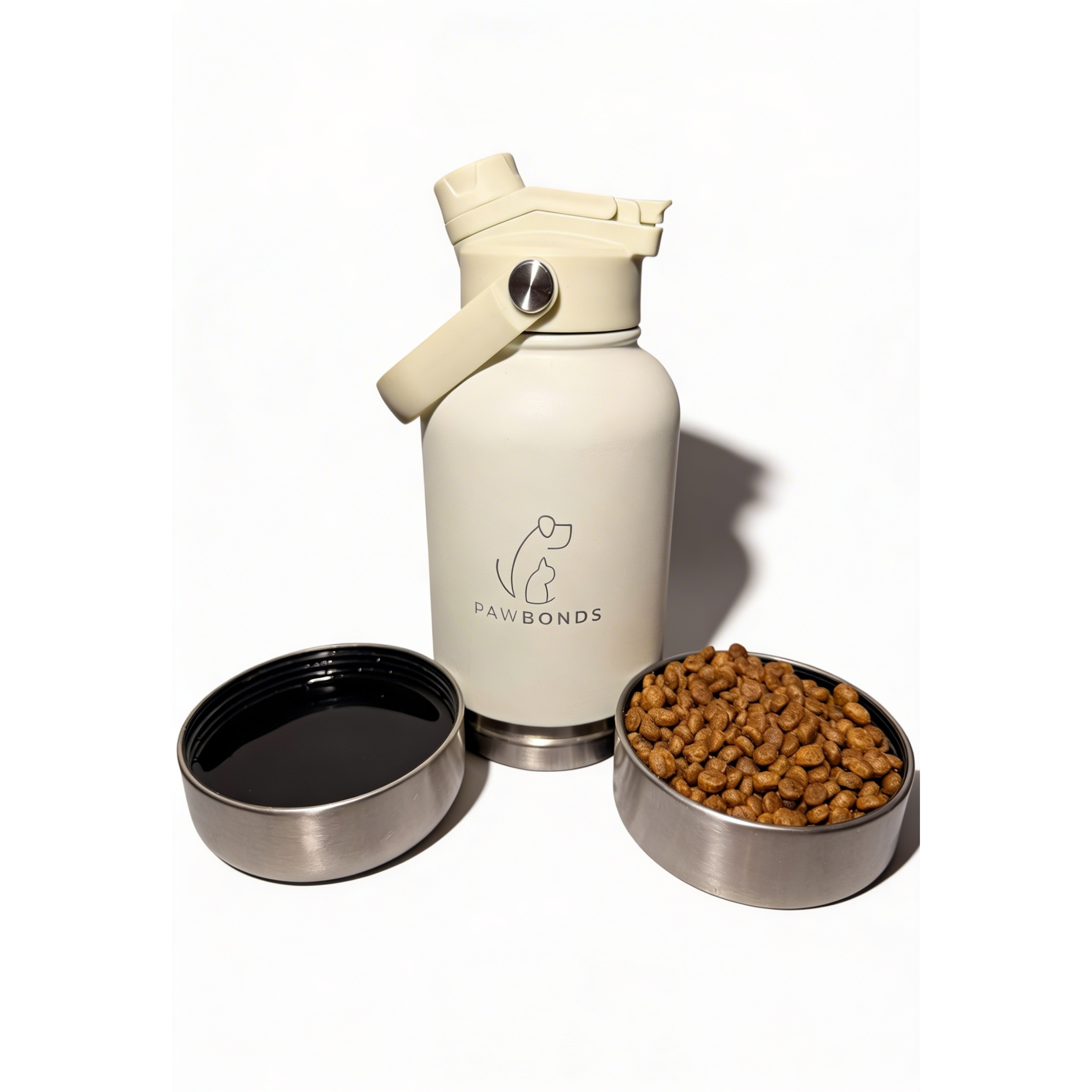 Botella Pawbonds Duo 1L Crema