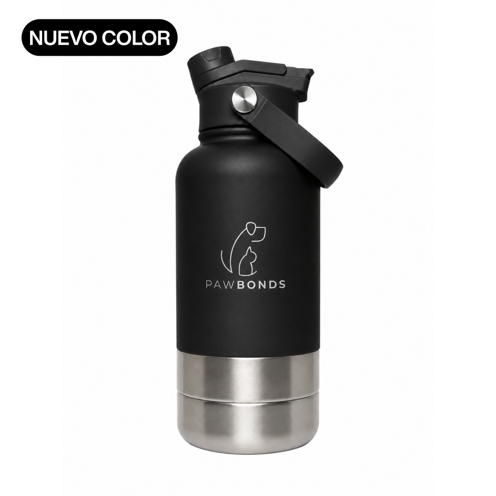 Botella Pawbonds Duo 1L Negro Onyx