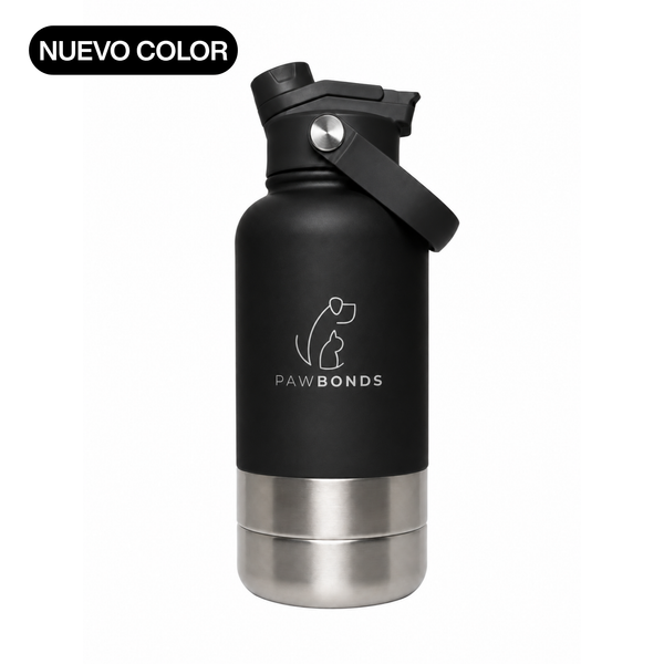 Botella Pawbonds Duo 1L Negro Onyx
