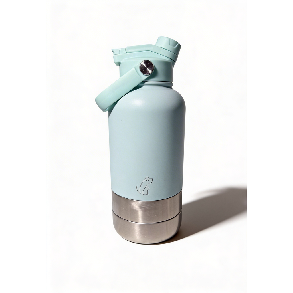 Botella Pawbonds Duo 1L Celeste