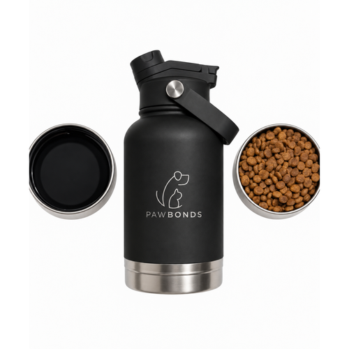 Botella Pawbonds Duo 1L Negro Onyx