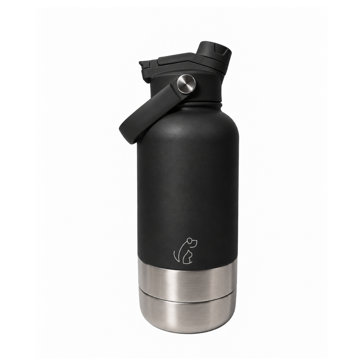 Botella Pawbonds Duo 1L Negro Onyx