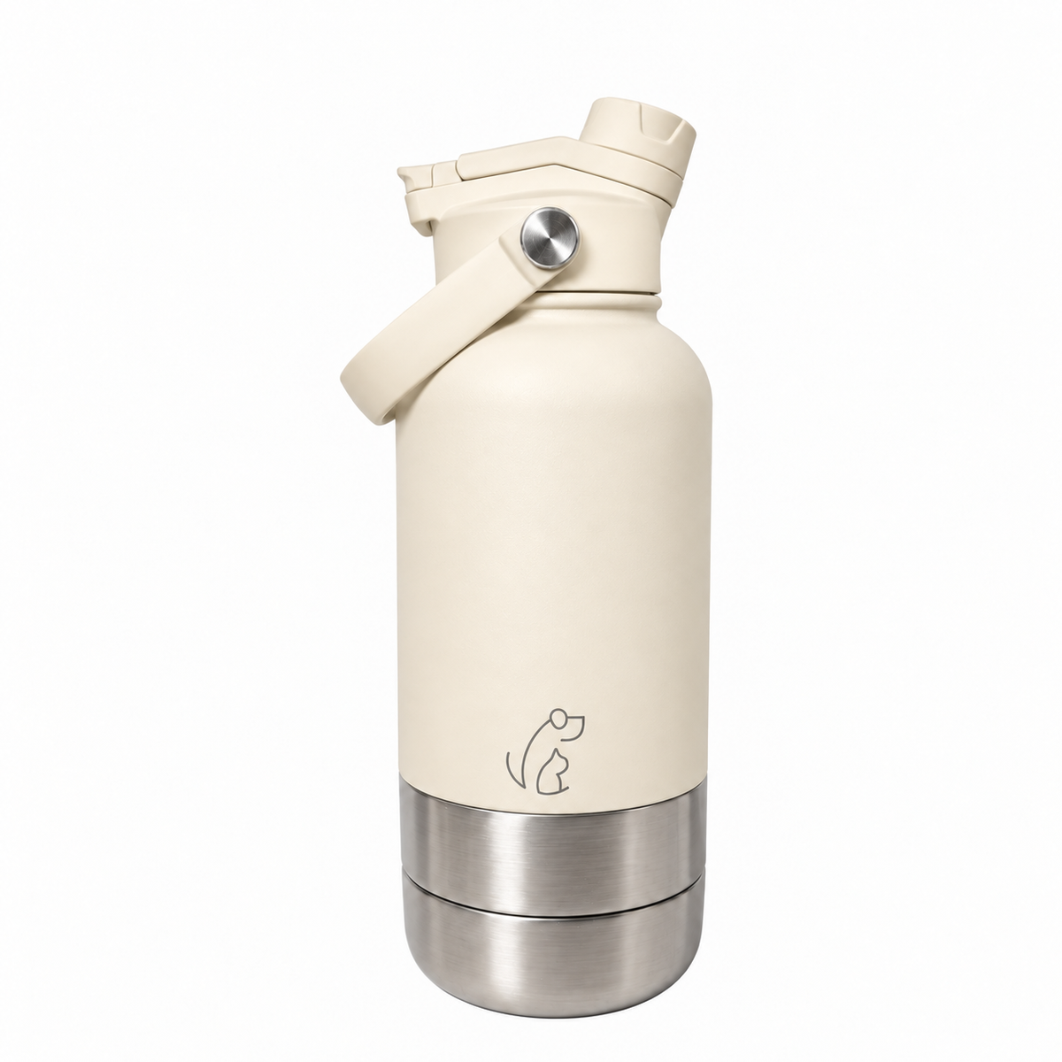 Botella Pawbonds Duo 1L Crema