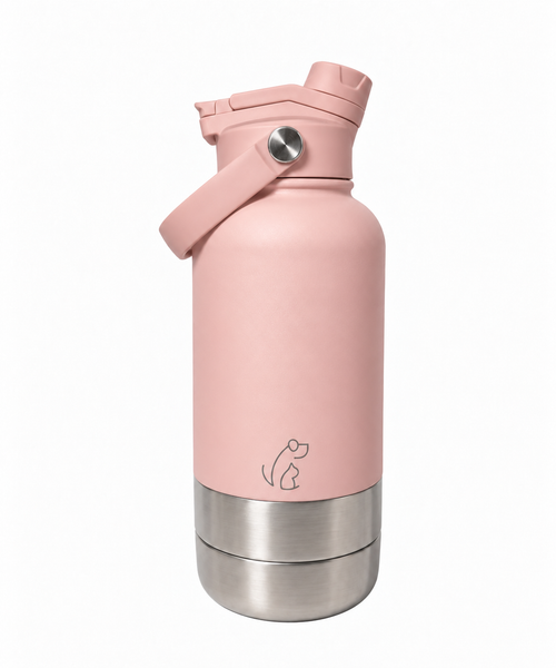 Botella Pawbonds Duo 1L Rosa Nácar